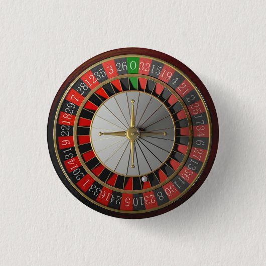 ROULETTE WHEEL  BUTTON (Vorderseite)