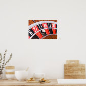 Roulette Wheel Closeup Poster (Küche)