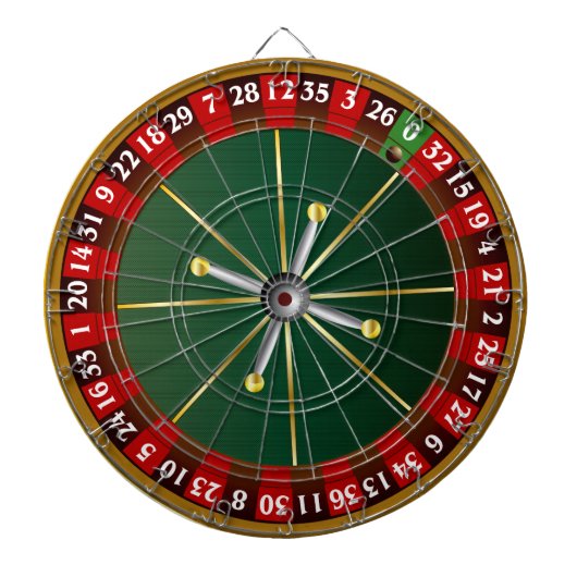 Roulette Wheel Dartscheibe (vorne)