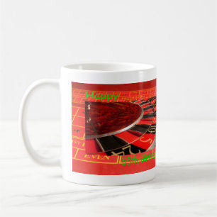 Roulette Wheel Happy 55. Geburtstag Kaffeetasse