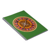Roulette Wheel - individuelles Notebook Notizblock (Rechte Seite)