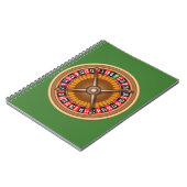 Roulette Wheel - individuelles Notebook Notizblock (Linke Seite)