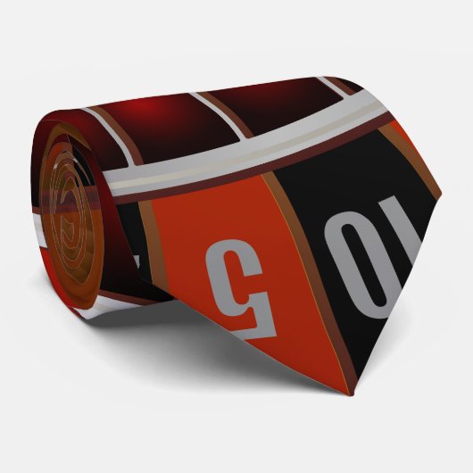 Roulette Wheel Krawatte (Gerollt)