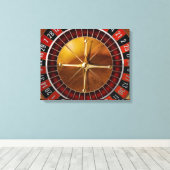 Roulette Wheel Leinwanddruck (Insitu (Holzboden))