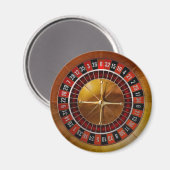 Roulette Wheel Magnet (Vorderseite/Rückseite)