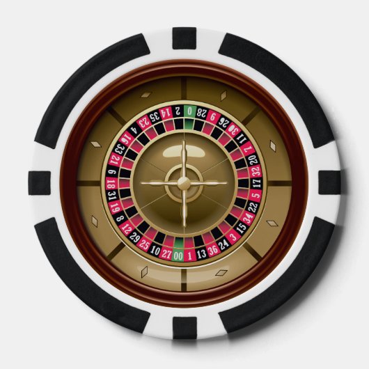 Roulette Wheel Pokerchips (Vorderseite)