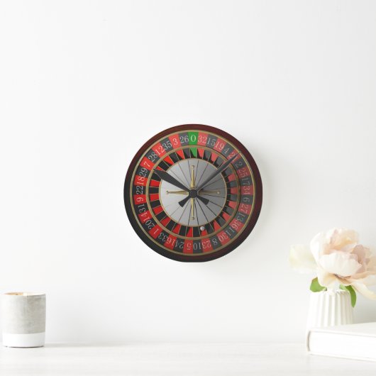 ROULETTE WHEEL RUNDE WANDUHR (Zuhause)