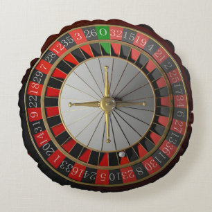 ROULETTE WHEEL RUNDES KISSEN