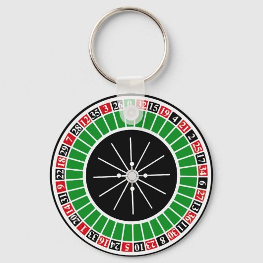 ROULETTE WHEEL SCHLÜSSELANHÄNGER (Vorderseite)