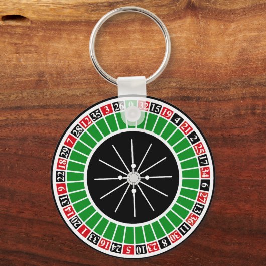 ROULETTE WHEEL SCHLÜSSELANHÄNGER (Vorderseite)