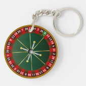 Roulette Wheel Schlüsselanhänger (Rückseite)