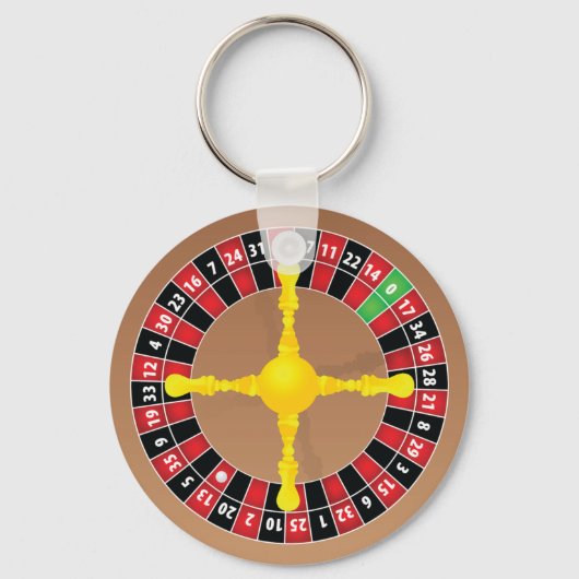 Roulette Wheel Schlüsselanhänger (Vorderseite)