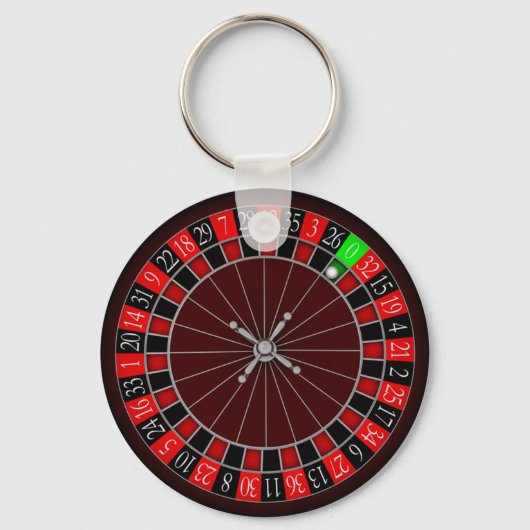 ROULETTE WHEEL SCHLÜSSELANHÄNGER (Vorderseite)