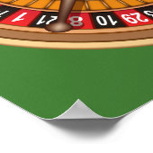Roulette Wheel Sonderposter Poster (Ecke)