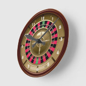 Roulette Wheel Wall Clock Runde Wanduhr (Winkel)