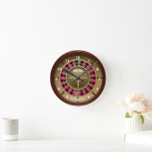 Roulette Wheel Wall Clock Runde Wanduhr (Zuhause)