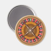 Roulette Wheelmagnet Magnet (Vorderseite/Rückseite)