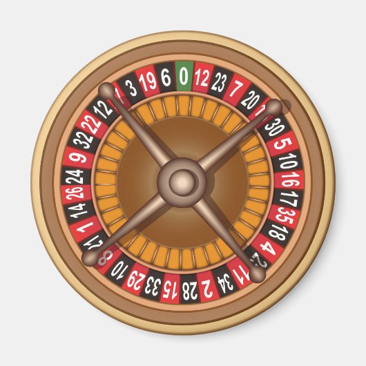 Roulette Wheelmagnet Magnet (Vorne)