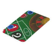 Roulettetisch mit Chips und Rädern Magnet (Linke Seite)