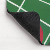 Roulettetisch mit Chips und Rädern Mousepad (Ecke)