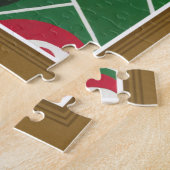 Roulettetisch mit Chips und Rädern Puzzle (Seite)