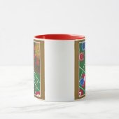 Roulettetisch mit Chips und Rädern Tasse (Zentrum)