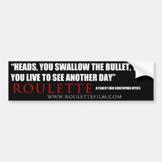 Roulettezitat Aufkleber 2 Autoaufkleber