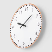 Round Acrylic Wall Clock Große Wanduhr (Winkel)