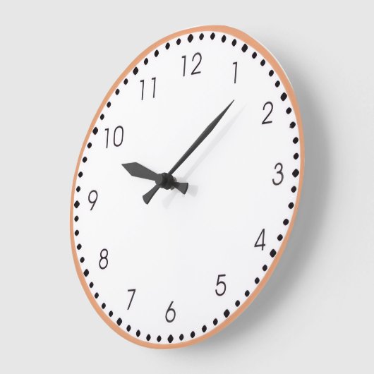 Round Acrylic Wall Clock Große Wanduhr (Winkel)