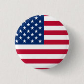 Round American Flag Button (Vorderseite)