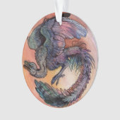 Round Archaeopteryx Ornament (Vorderseite)