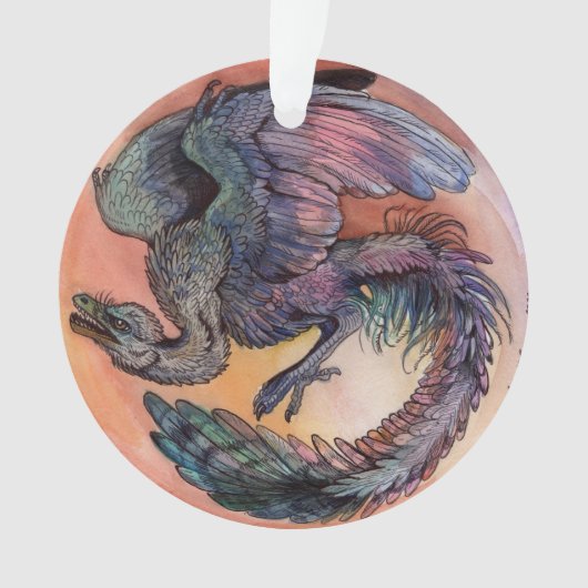 Round Archaeopteryx Ornament (Vorderseite)