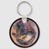 Round Archaeopteryx Schlüsselanhänger (Vorderseite)