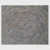 Round bale geschenkpapier (Flach)