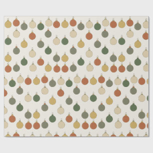 Round Baubles Pattern Geschenkpapier