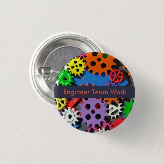 Round-Button des Engineers Button (Vorne & Hinten)