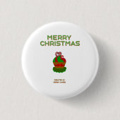 Round Button für Weihnachten (Vorderseite)