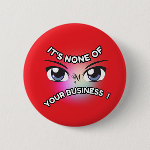 Round Button : Keiner von Ihnen (rot)