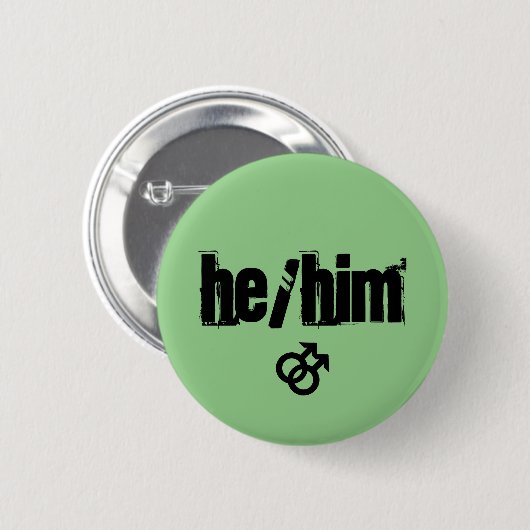 Round Button, Standard, 2¼ Zoll Taste Button (Vorne & Hinten)