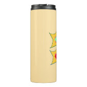 round candle stars designed.. thermosbecher (Rückseite)