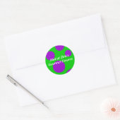 Round-Candy-Label 1 Runder Aufkleber (Umschlag)