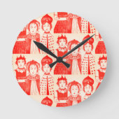 Round Clock Runde Wanduhr (Vorderseite)