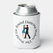 Round Dance 12 oz Can Cooler/Coozie Dosenkühler (Kanne Vorderseite)