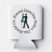 Round Dance 12 oz Can Cooler/Coozie Dosenkühler (Rückseite)