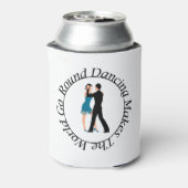 Round Dance 12 oz Can Cooler/Coozie Dosenkühler (Kanne Rückseite)