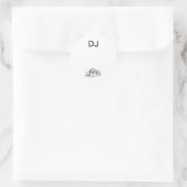 Round DJ Stickers (Tasche)