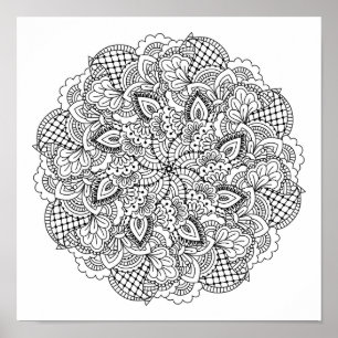 Round Doodle 2 Poster