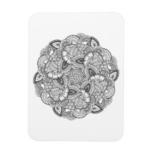 Round-Doodle-Design Magnet