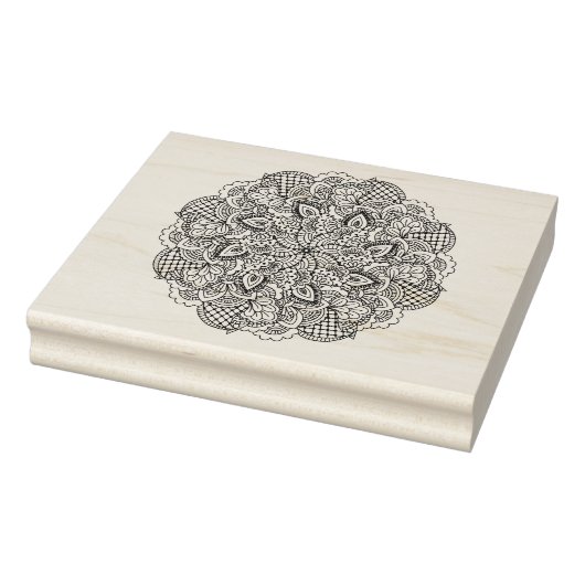 Round Doodle Gummistempel (Stempel)