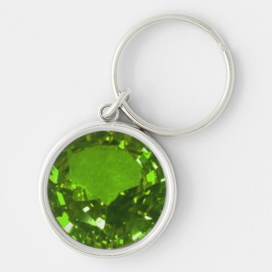 Round Emerald Schlüsselanhänger (Vorne)